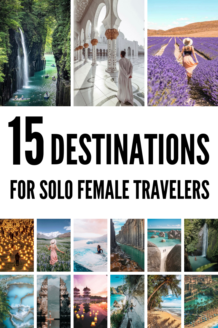 best destinations for solo female travelers